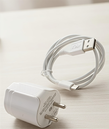 Royal Dual Port usb  Mobile Charger 3.6A Fast Charging Adapter with USB Cable | Safe & Durable type c